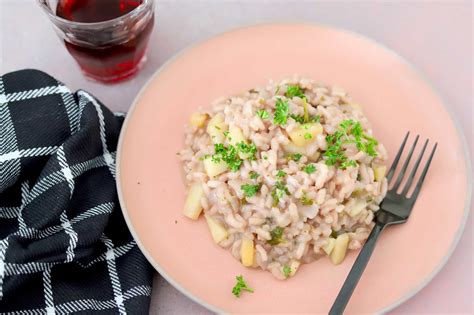 Risotto Met Rode Wijn En Appel Francesca Kookt