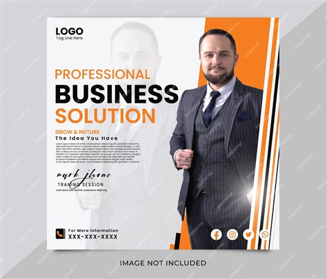 Elevate your online strategy corporate social media template | Premium