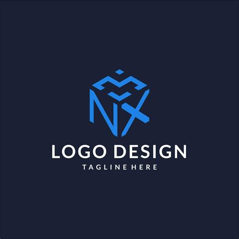 Nx Logo Hexagon Designs Best Monogram Initial Logo With Hexagonal Shape Design Ideas 23473739