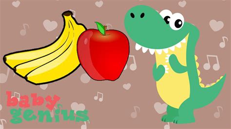 Apples And Bananas Nursery Rhyme Cartoons For Kids Baby Genius