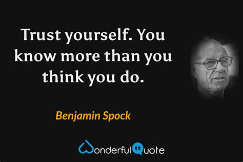 Benjamin Spock Quotes Wonderfulquote