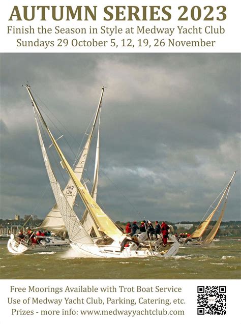 Medway Yacht Club Autumn Series Preview Finish The Season In Style