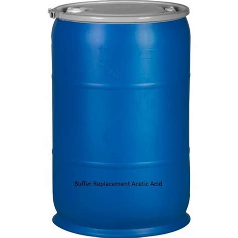 50 L Drum Industrial Grade Buffer Replacement Acetic Acid, 98% at Rs 38 ...