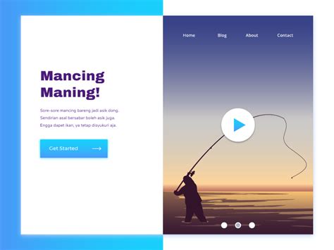 Mancing Maning Landing Page by Inipagi Studio on Dribbble