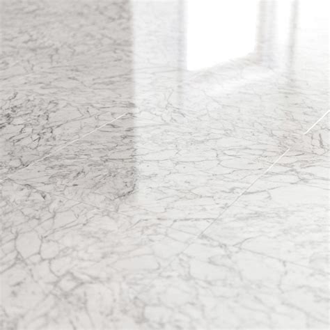 Milano High Polished Carrara Marble Wall Or Floor Tile Lusso