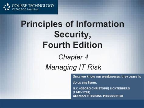 Principles Of Information Security Fourth Edition Chapter