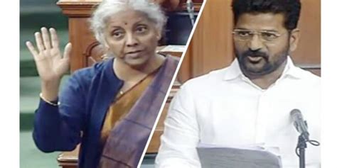 Revanth Reddy Vs Nirmala Sitharaman On Weak Hindi