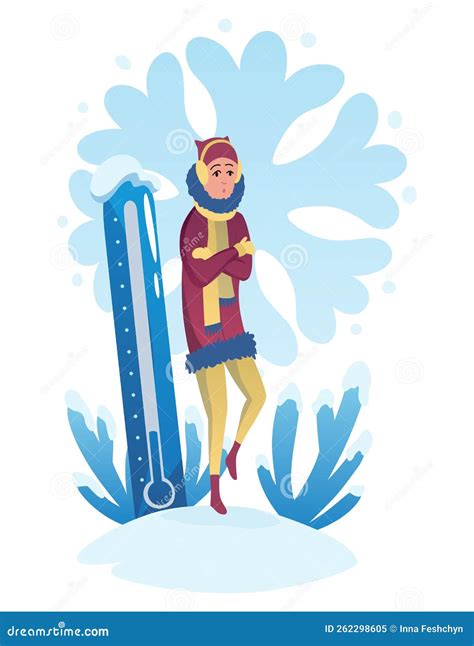 Weather And Meteorology Line Icon Set In A Circle. Temperature