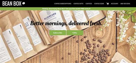 bean box review top  subscription boxes