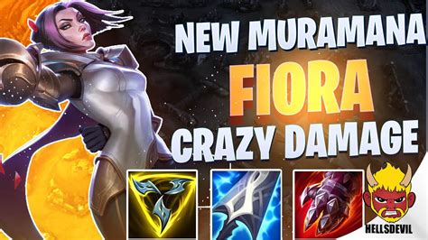 WILD RIFT NEW MURAMANA FIORA CRAZY DAMAGE Challenger Fiora