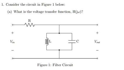 Solved Consider The Circuit In Figure Below A What Is The Voltage