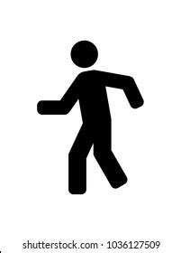 Walking Man Icon Stock Vector (Royalty Free) 1036127509 | Shutterstock