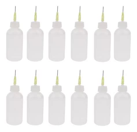 Perfect 24pcs 50ml Pegamento Botella Aplicador De Precisión Meses sin