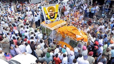 Sidhu Moose Wala Funeral And Last Rites Video Youtube