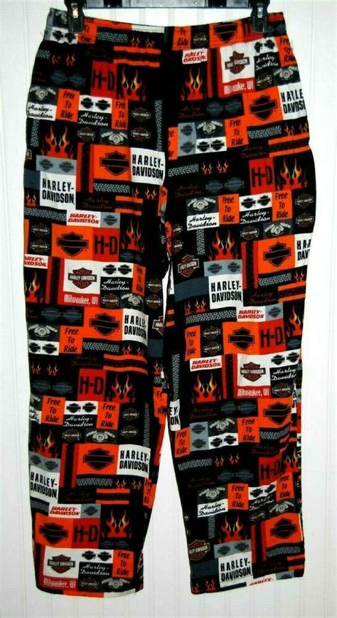 Harley Davidson Mens Sz XXL Ralph Marlin Pajama Bottoms Lounge Sleep