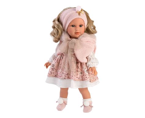 Llorens Doll Lucia Soft Body Blonde Hair Cm Boxed Catch Au