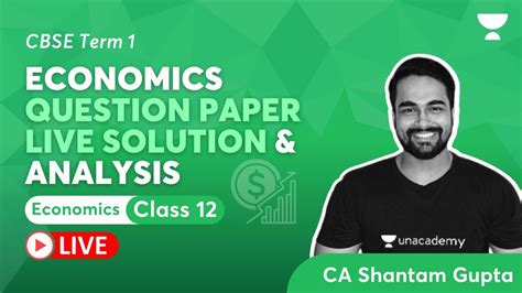 Economics Question Paper Live Solution And Analysis Cbse Term 1 Class