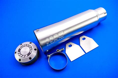 SuperTrapp 4 Aluminum Universal Silencer With 2 5 Inlet