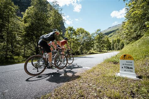 Cycling Up Cormet De Roselend From Bourg Saint Maurice Savoie Mont