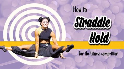 How To Do A Straddle Hold Youtube