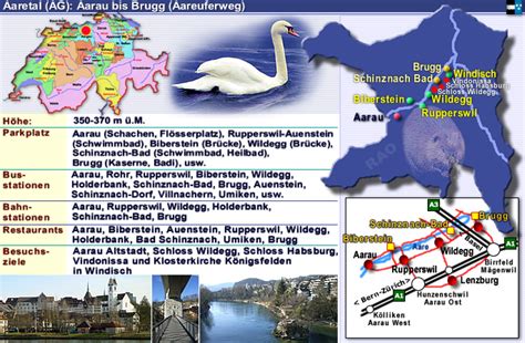 Raonline Schweiz Wandern Im Aargau Aarewanderung Schinznach Bad