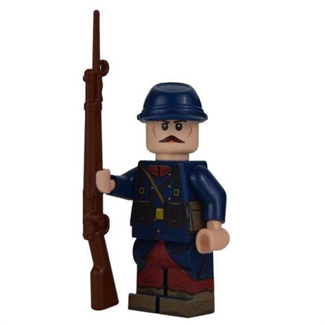 United Bricks Early War Ww1 French Minifigure Lego Army Lego