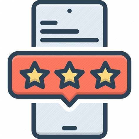 Reviewing Ranking Rating Feedback Appreciation Survey Customer Review Icon Download On