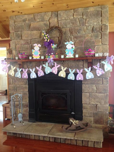 Easter Mantle Diy With Some Help From Dollarama Easter Mantle