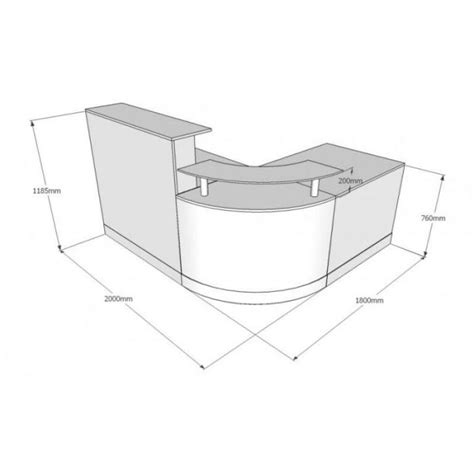 Reception Table Standard Size - EthelLawson