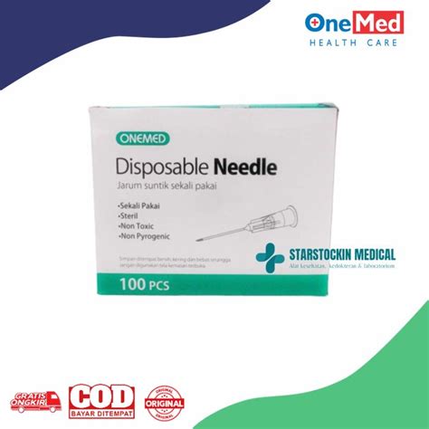 Jual Jarum Suntik Onemed Disposable Needle Box Isi Pcs Shopee