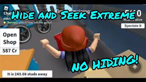 Roblox Hide And Seek Extreme No Hiding Challenge With Emily Youtube