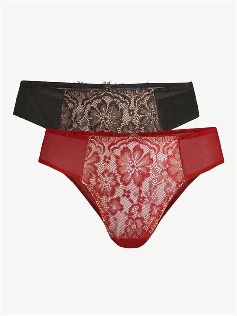 Sofia Intimates By Sofia Vergara Womens High Waist Lace Cheeky Panties