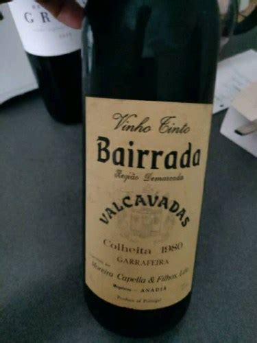 1983 Moreira Capella Filhos Bairrada Valcavadas Tinto Vivino United