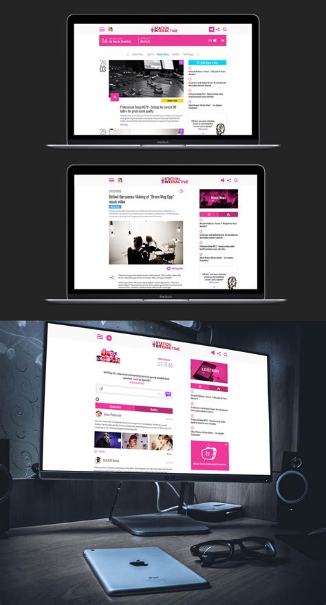 Station Interactive on Behance