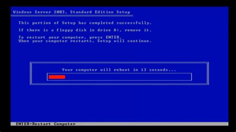 Install Microsoft Windows Server 2003 With Screenshot