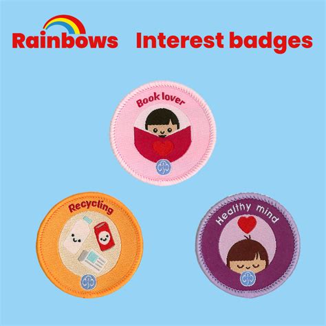 Rainbow Interest Badges Girlguiding Anglia