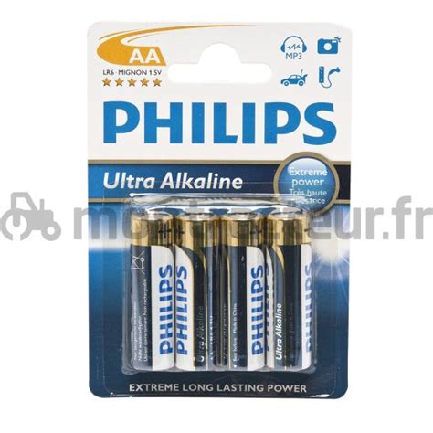 PILES LR6 AA ULTRA ALKALINE PLUS B4 0055868