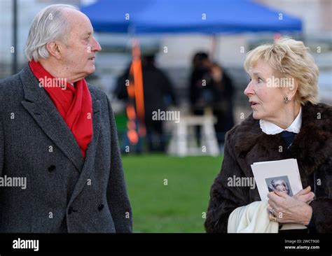 Former Mp Neil Hamilton And His Wife Christine Leaving The Memorial