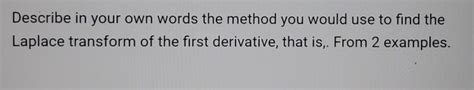 Solved Situaci N Describa En Sus Propias Palabras El M Todo Chegg