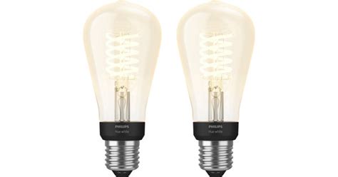 Philips Hue Filamentlamp White Edison E27 Duo Pack Coolblue Voor 23