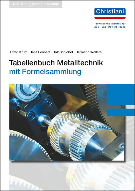 Tabellenbuch Metall Mit Formelsammlung Zvab