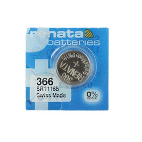 Renata Sr Sw V Mah Silver Oxide Button Cell Battery Buy