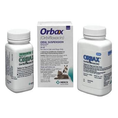 Orbax Oral Suspension: Orbifloxacin Tablets - VetRxDirect.com