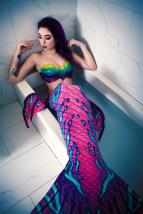 Self Mersonna I Wanna Do More Naked Mermaid Photoshoot Soon Azelie Of Scrolller