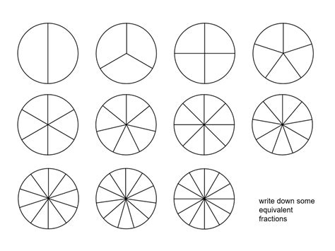 Shaded Parts Of Fractions