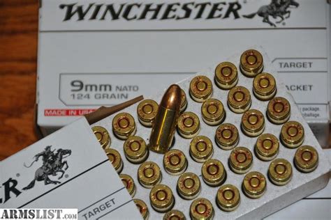 ARMSLIST For Sale Winchester 9mm NATO 124 GR FMJ