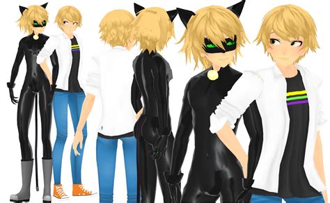 Mmd X Miraculous Adrien Agreste Aka Chat Noir By Sagewainwright On