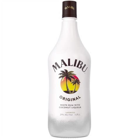 Malibu Original Coconut Flavored Rum 1 75 L Frys Food Stores