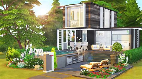 CELEBRITY S TINY HOUSE The Sims 4 Speed Build YouTube