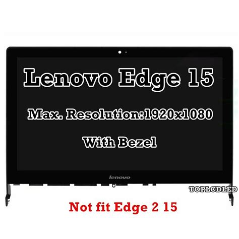 Lenovo Edge 15 80H1 80K9 15 6 LCD Screen Touch Assembly LP156WF4 SP L1